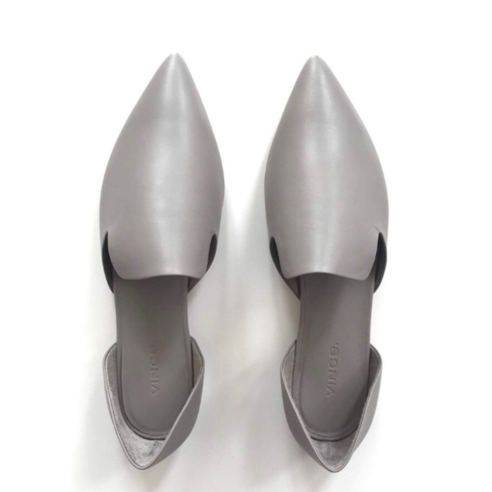 Vince Damris d'Orsay leather Loafer Flat